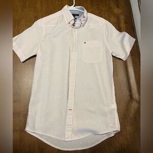 Tommy Hilfiger Light Pink Short Sleeve Shirt